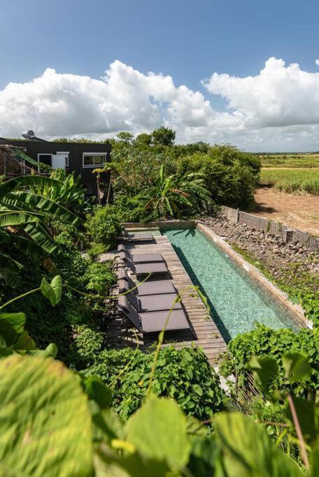 T3 Lumineux Avec Vue Exceptionnelle Et Piscine Oasis De Nature Et Serenite Petit-Canal Extérieur photo